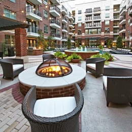 Gather around our fire pit and hang out with friends at this gorgeous outdoor setting. What's your favorite part about spending time by the fire? Instagram post from @virageluxuryapartments on November 17, 2024 00:00:00am