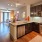 a kitchen with a large island